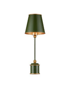 Currey and Company 6700-0037 Daphne sans fil Lampe de table en vert/or