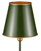 Currey and Company 6700-0037 Daphne sans fil Lampe de table en vert/or