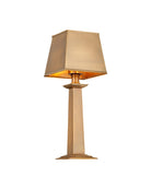 Currey and Company 6700-0039 Wander sans fil Lampe de table en laiton antique