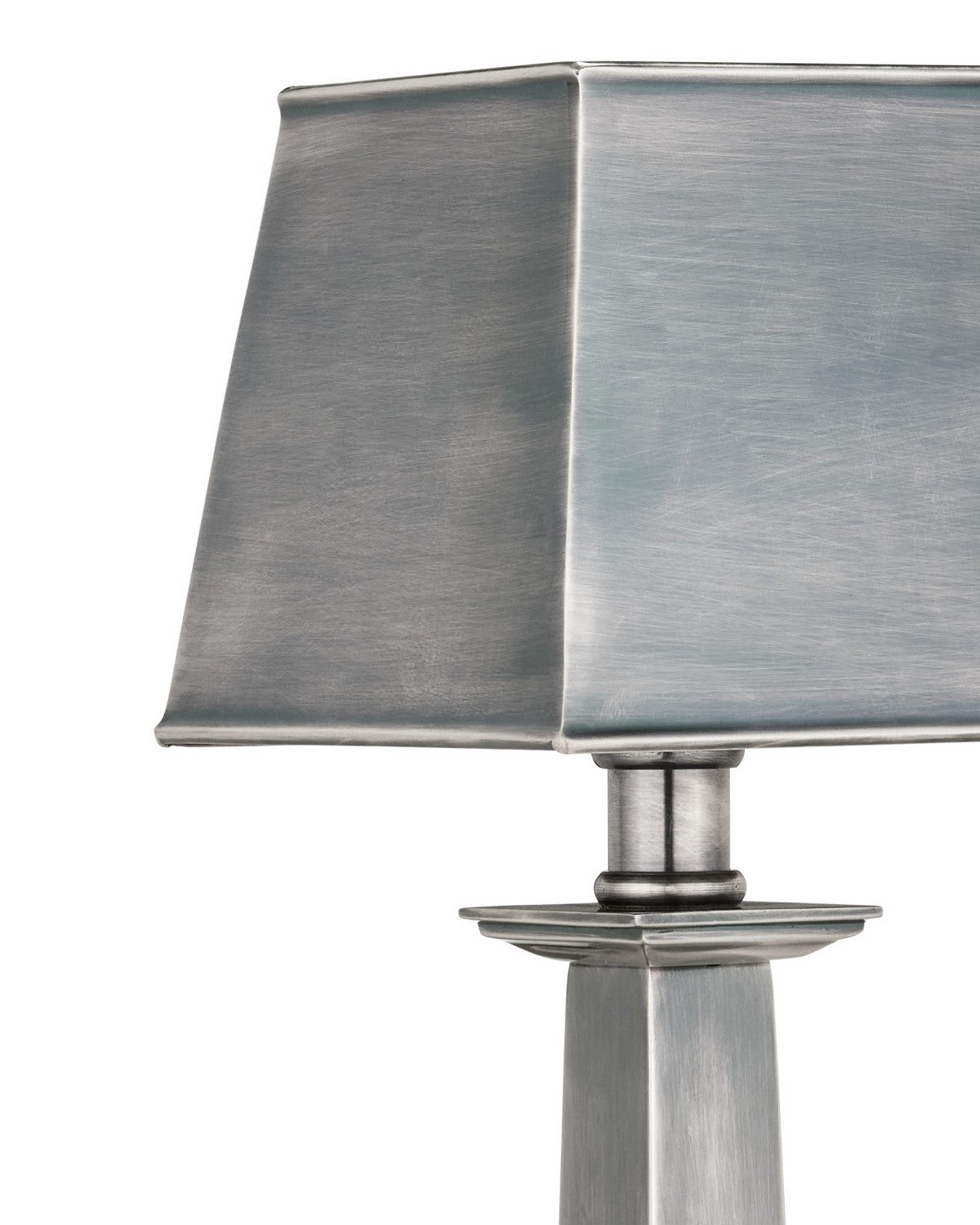 Currey and Company 6700-0040 Wander sans fil Lampe de table en argent antique