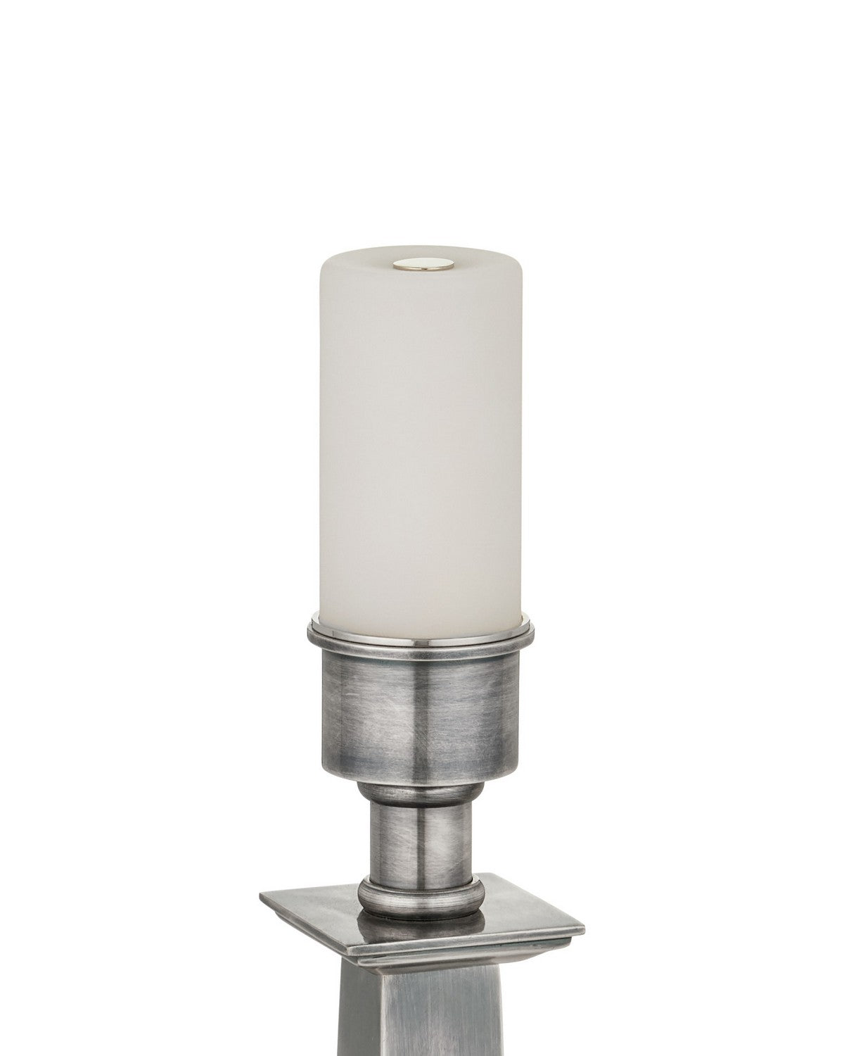 Currey and Company 6700-0040 Wander sans fil Lampe de table en argent antique