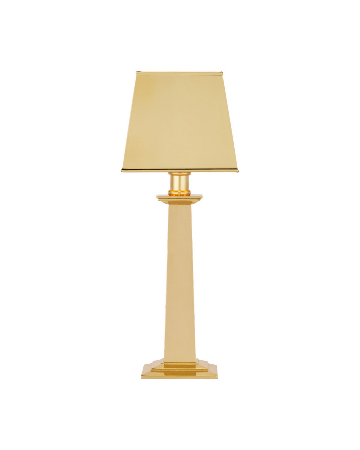 Currey and Company 6700-0041 Wander sans fil Lampe de table en laiton poli
