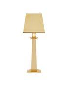 Currey and Company 6700-0041 Wander sans fil Lampe de table en laiton poli