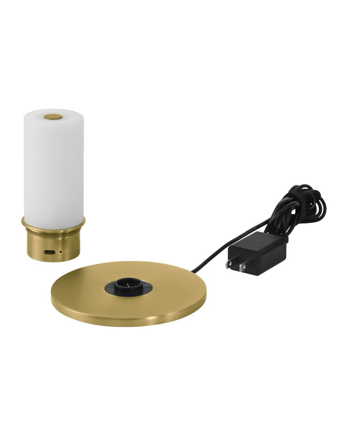 Currey and Company 6700-0041 Wander sans fil Lampe de table en laiton poli