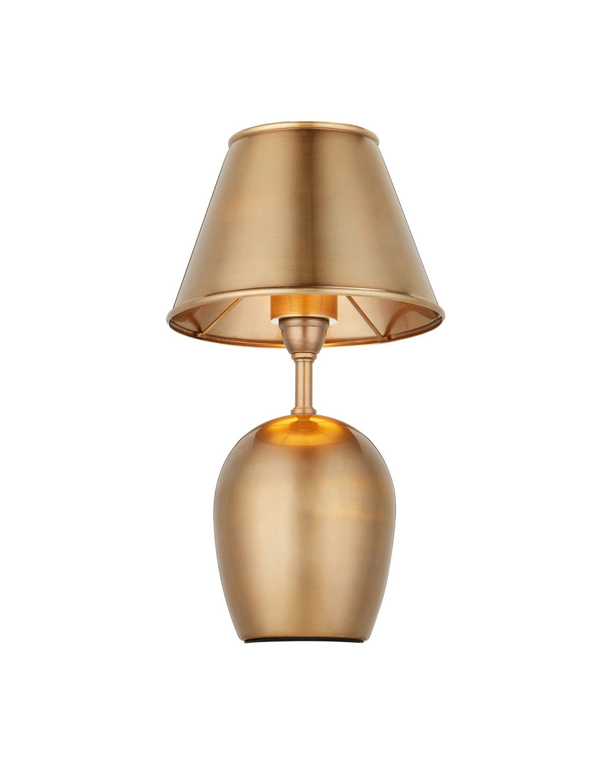 Currey and Company 6700-0042 Volley Cordless Table Lamp in Antique Brass