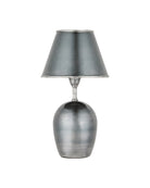 Currey and Company 6700-0043 Volley Cordless Table Lamp in Antique Silver