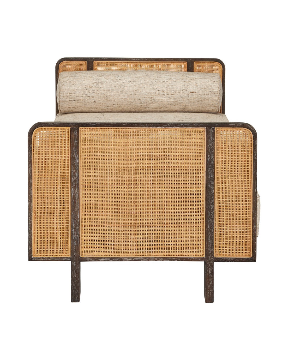 Currey and Company 7000-1112 Banc Celebes en coloris Autumn Toast/Natural