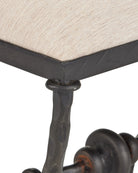 Pouf ottoman Agora en bronze, Currey and Company 7000-1252