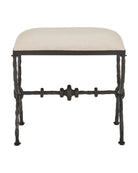 Pouf ottoman Agora en bronze, Currey and Company 7000-1252