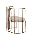 Chaise Euclid de Currey and Company 7000-1282 en bronze antique