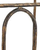 Chaise Euclid de Currey and Company 7000-1282 en bronze antique