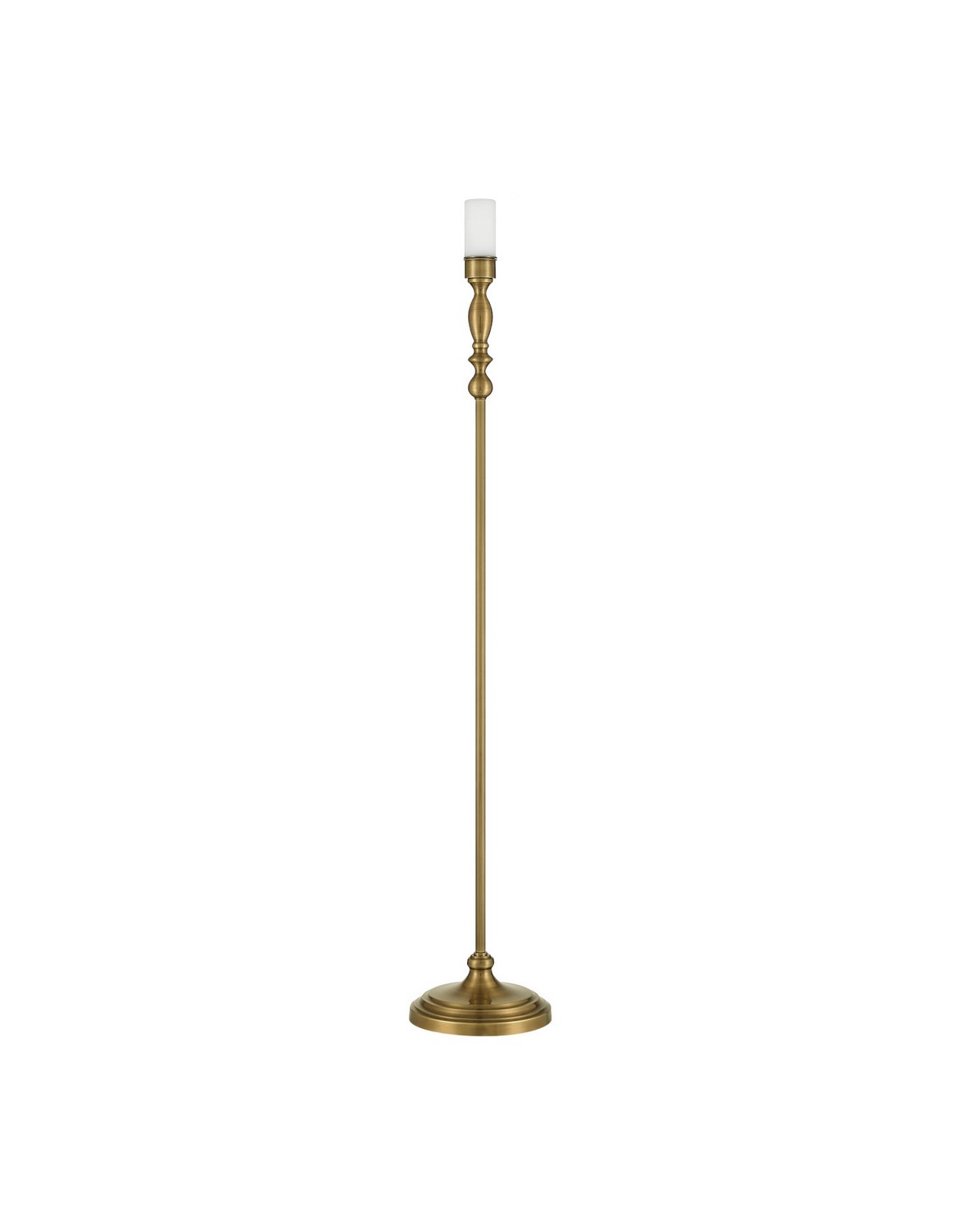 Lampadaire sans fil Viaggio 8700-0001 de Currey and Company, en laiton antique poli