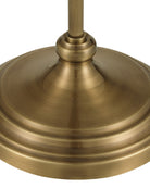 Lampadaire sans fil Viaggio 8700-0001 de Currey and Company, en laiton antique poli
