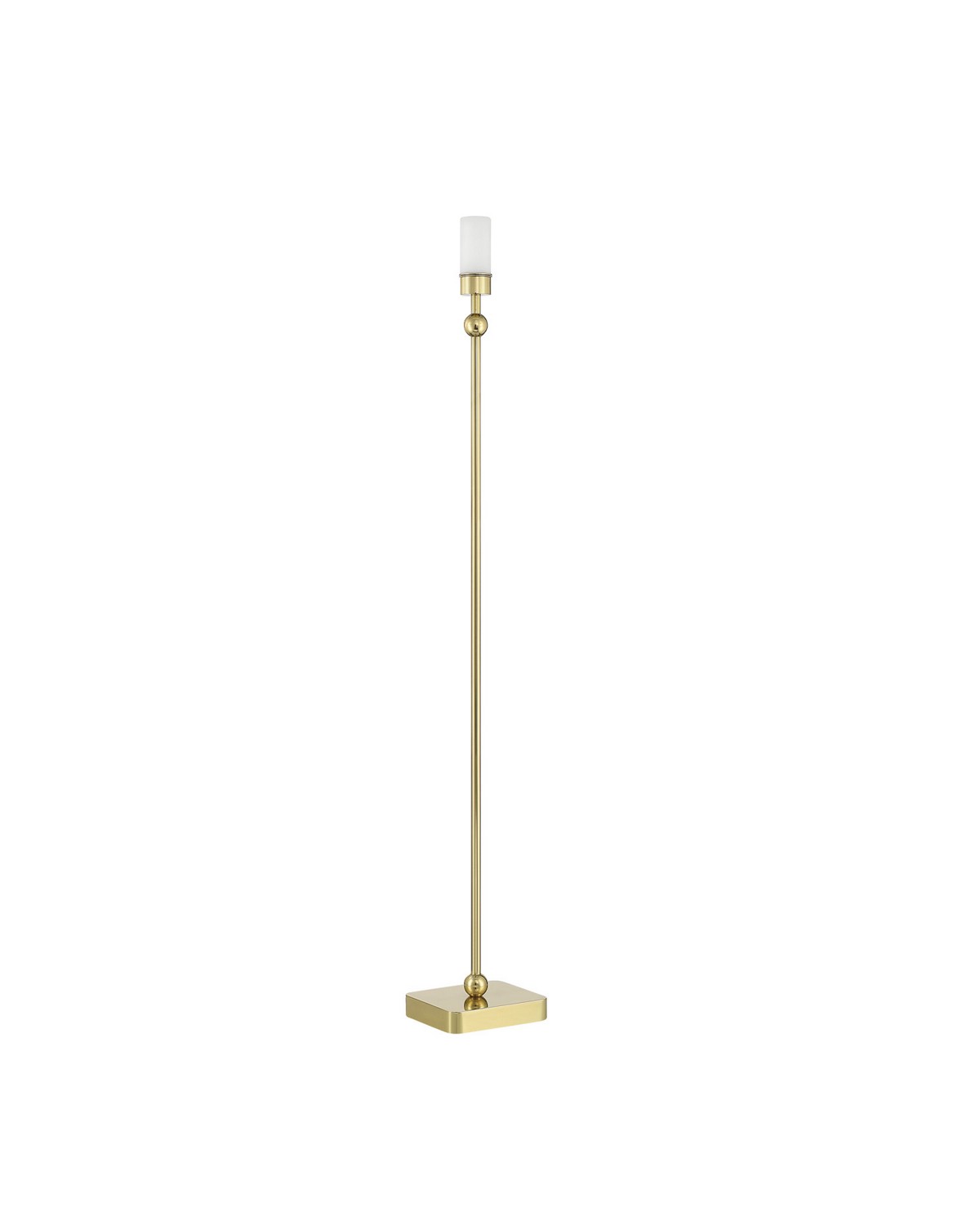 Lampadaire sans fil Currey and Company 8700-0002 Gadabout en laiton poli