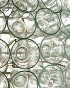 Currey and Company 9000-1429 Eau de Vie Suspendu en feuille d'argent transparente/contemporaine/argent contemporain