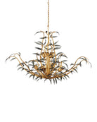 Currey et Compagnie 9000-1437 Odile Suspendu en noir/feuille d'or contemporaine/or contemporain