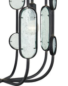 Currey et Compagnie 9000-1444 Ettore Suspendu en clair/forgeron
