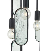 Currey et Compagnie 9000-1444 Ettore Suspendu en clair/forgeron
