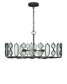 Currey et Compagnie 9000-1445 Ettore Suspendu en clair/forgeron