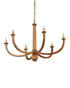 Currey et Compagnie 9000-1463 Woodcroft Suspendu en laiton naturel/antique