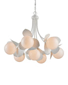Currey and Company 9000-1465 Efflorescence Suspendu en gesso blanc/blanc