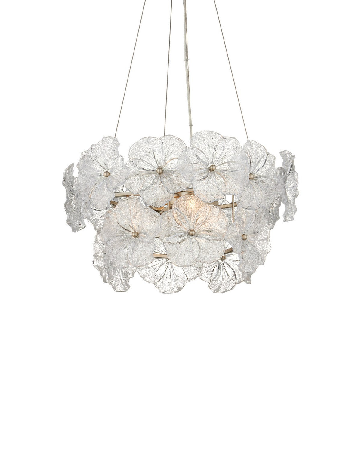 Currey and Company 9000-1468 Mallow Suspendu en clair/champagne