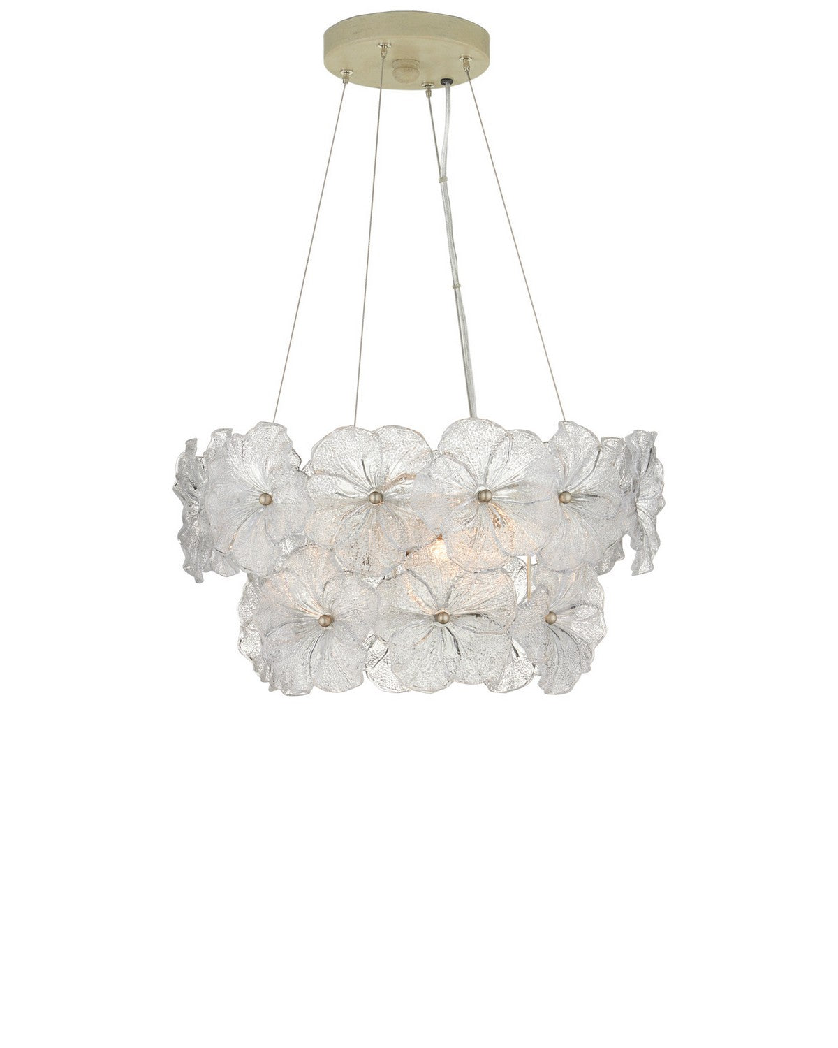 Currey and Company 9000-1468 Mallow Suspendu en clair/champagne