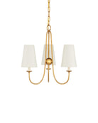 Currey and Company 9000-1483 Brayden Suspendu en feuille d'or antique