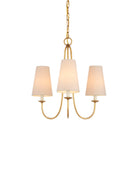 Currey and Company 9000-1483 Brayden Suspendu en feuille d'or antique