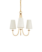 Currey and Company 9000-1483 Brayden Suspendu en feuille d'or antique