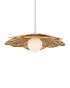 Currey and Company 9500-0032 Cabo Outdoor Suspension En naturel/crème/blanc