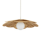 Currey and Company 9500-0032 Cabo Outdoor Suspension En naturel/crème/blanc