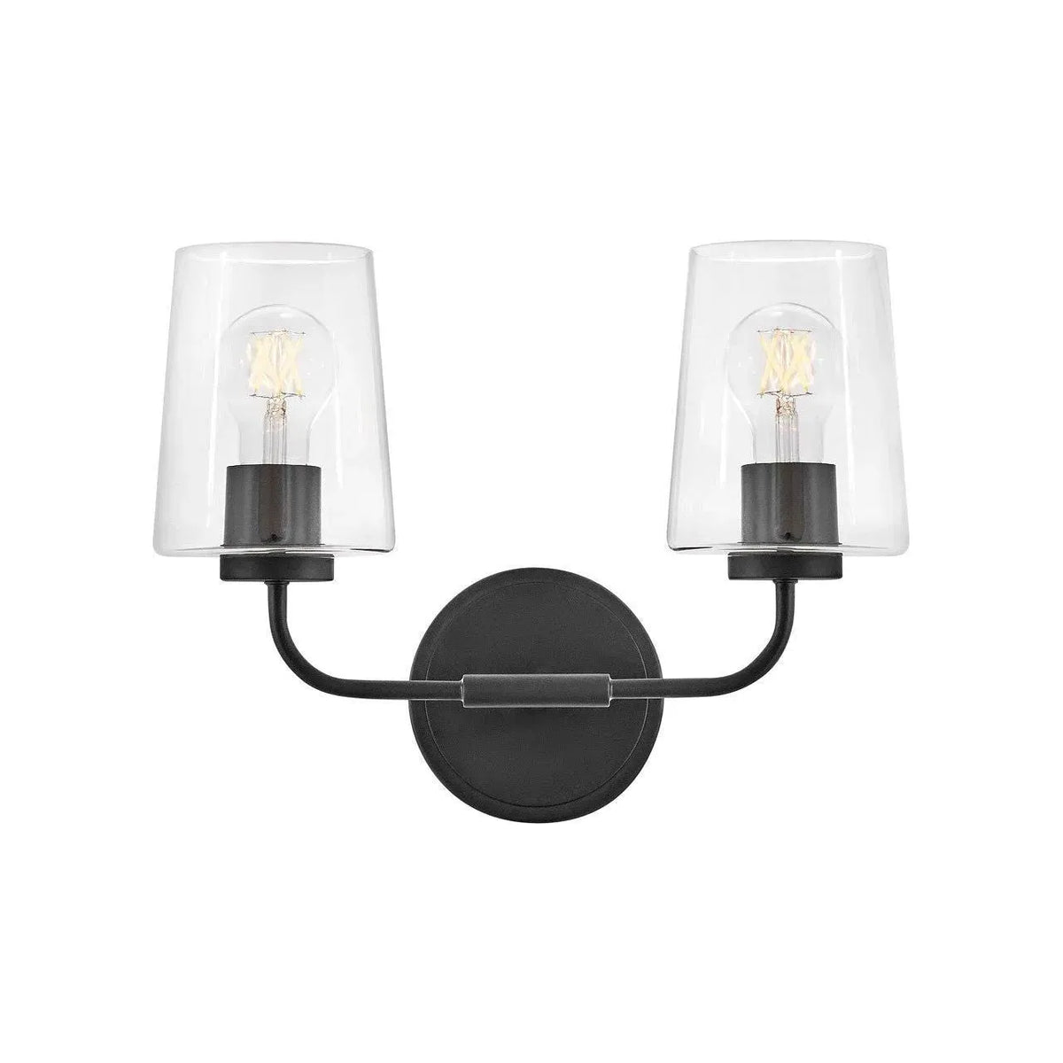 Lark - Kline LED Vanity - 853452BK-CL | Montreal Lighting & Hardware