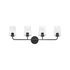 Lark - Kline LED Vanity - 853454BK-CL | Montreal Lighting & Hardware