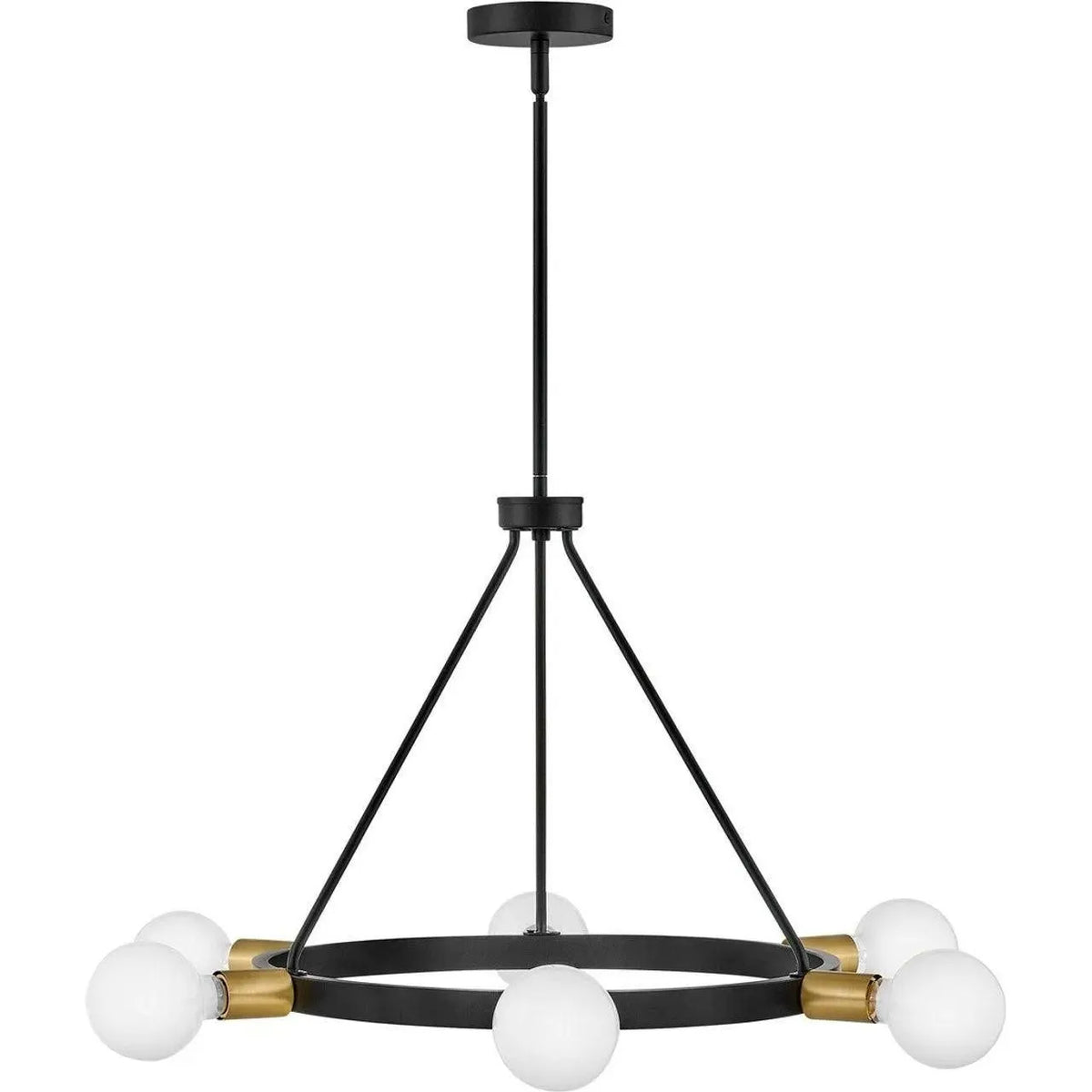 Lark - Orla LED Chandelier - 83616BK | Montreal Lighting & Hardware
