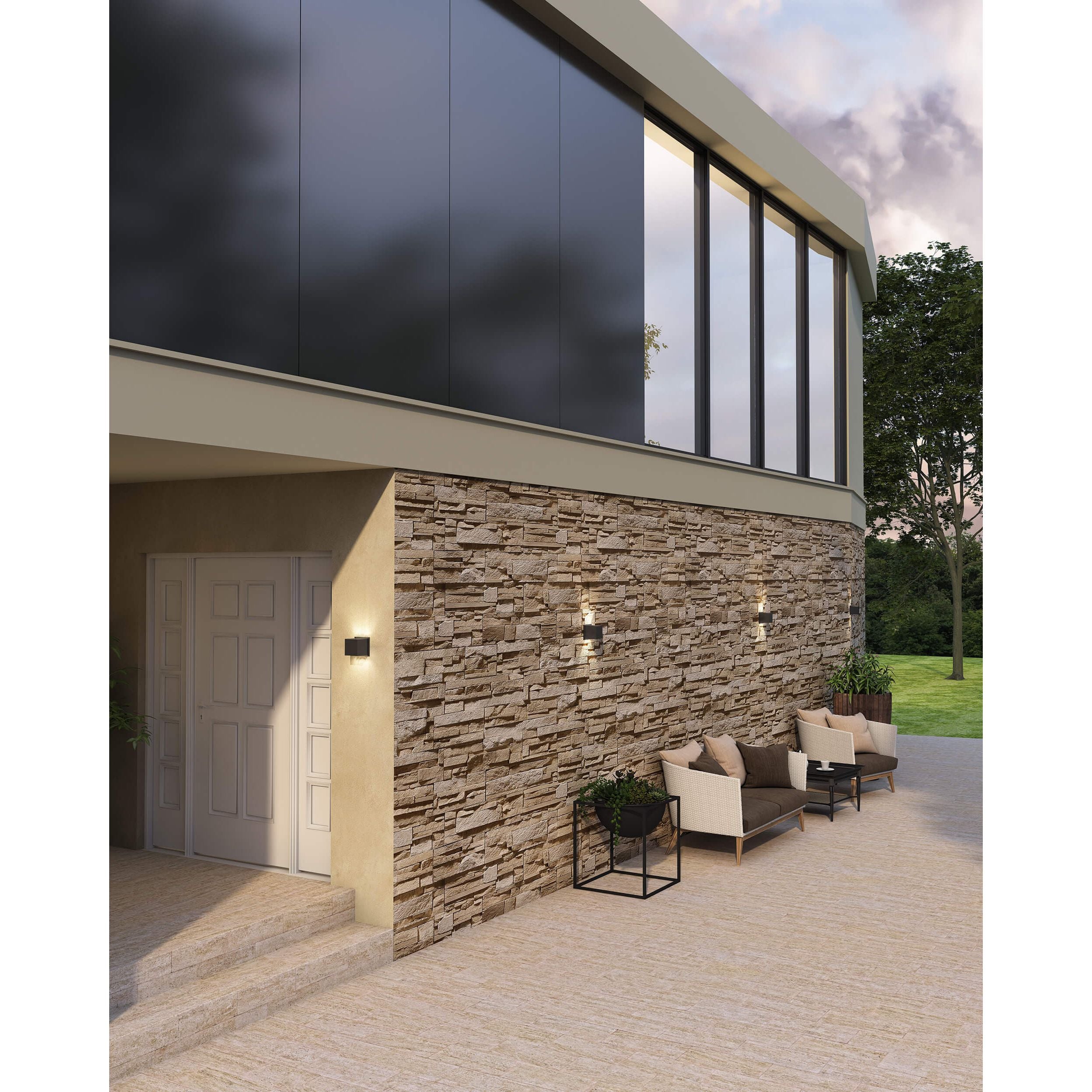 Cubix LED Wall Sconce - Color Changing