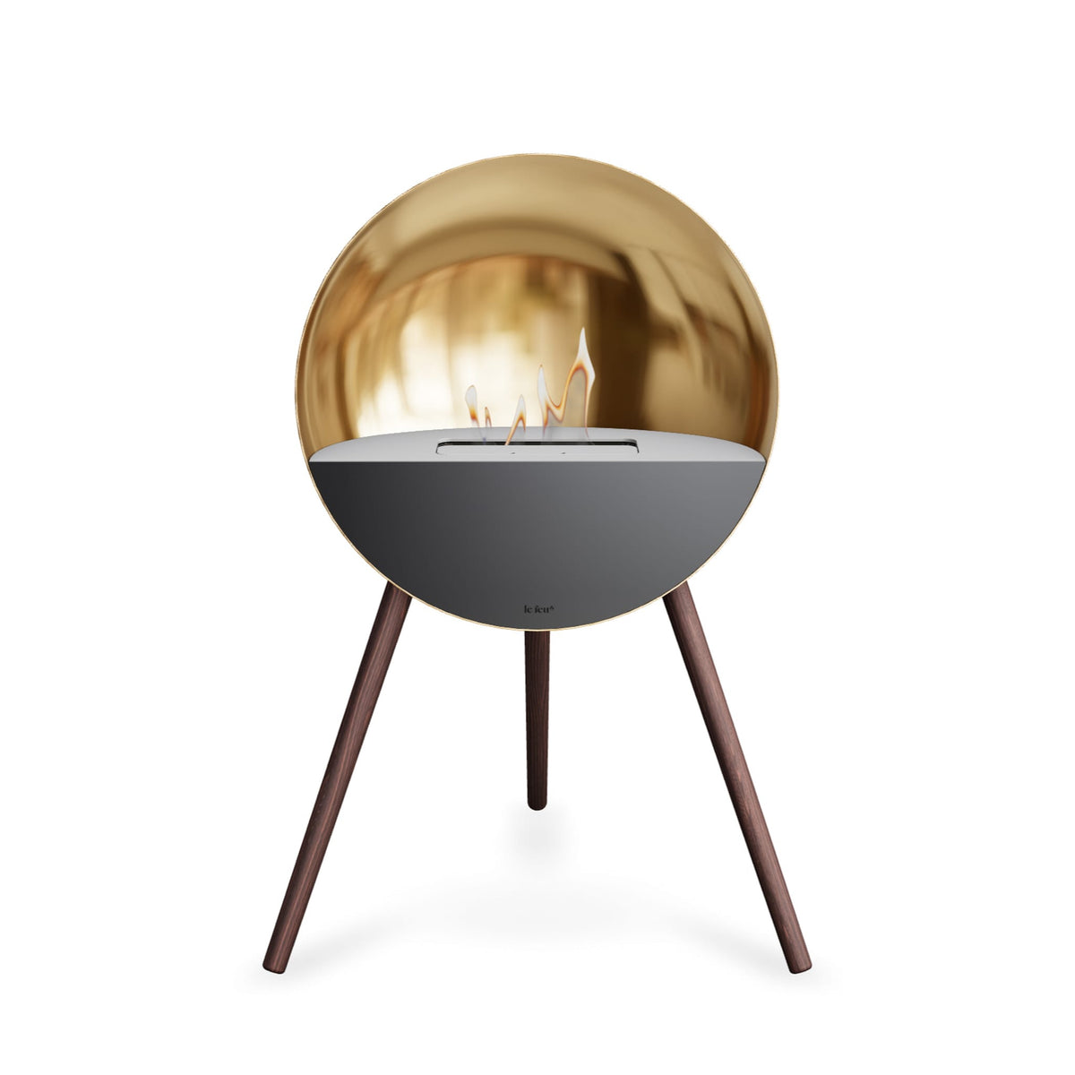 Eye Portable Fireplace - Chrome Rose Gold
