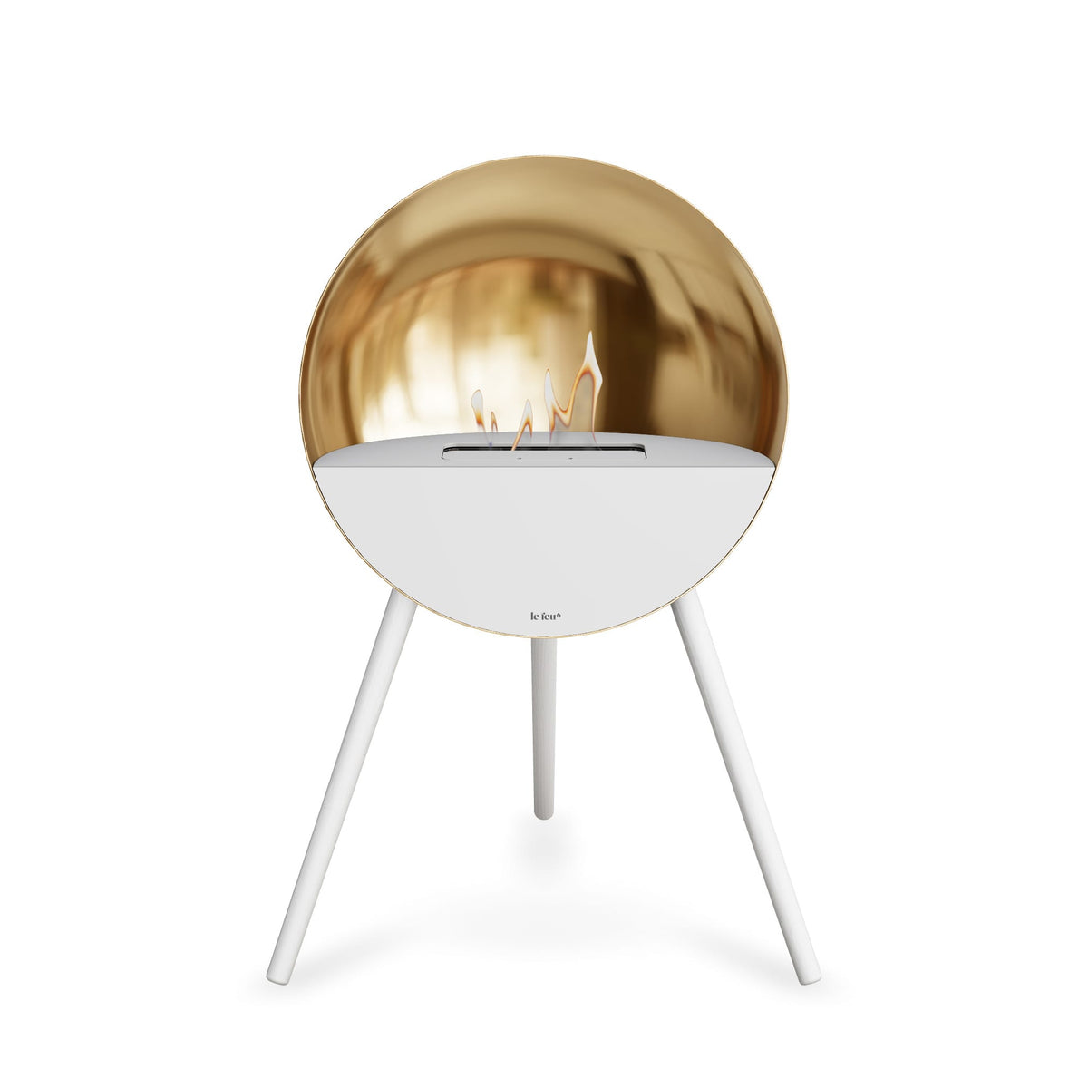 Eye Portable Fireplace - Chrome Rose Gold