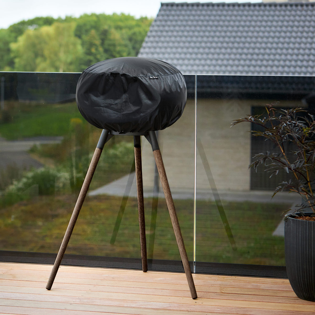 Cheminée portable Ground High Dome - Noire