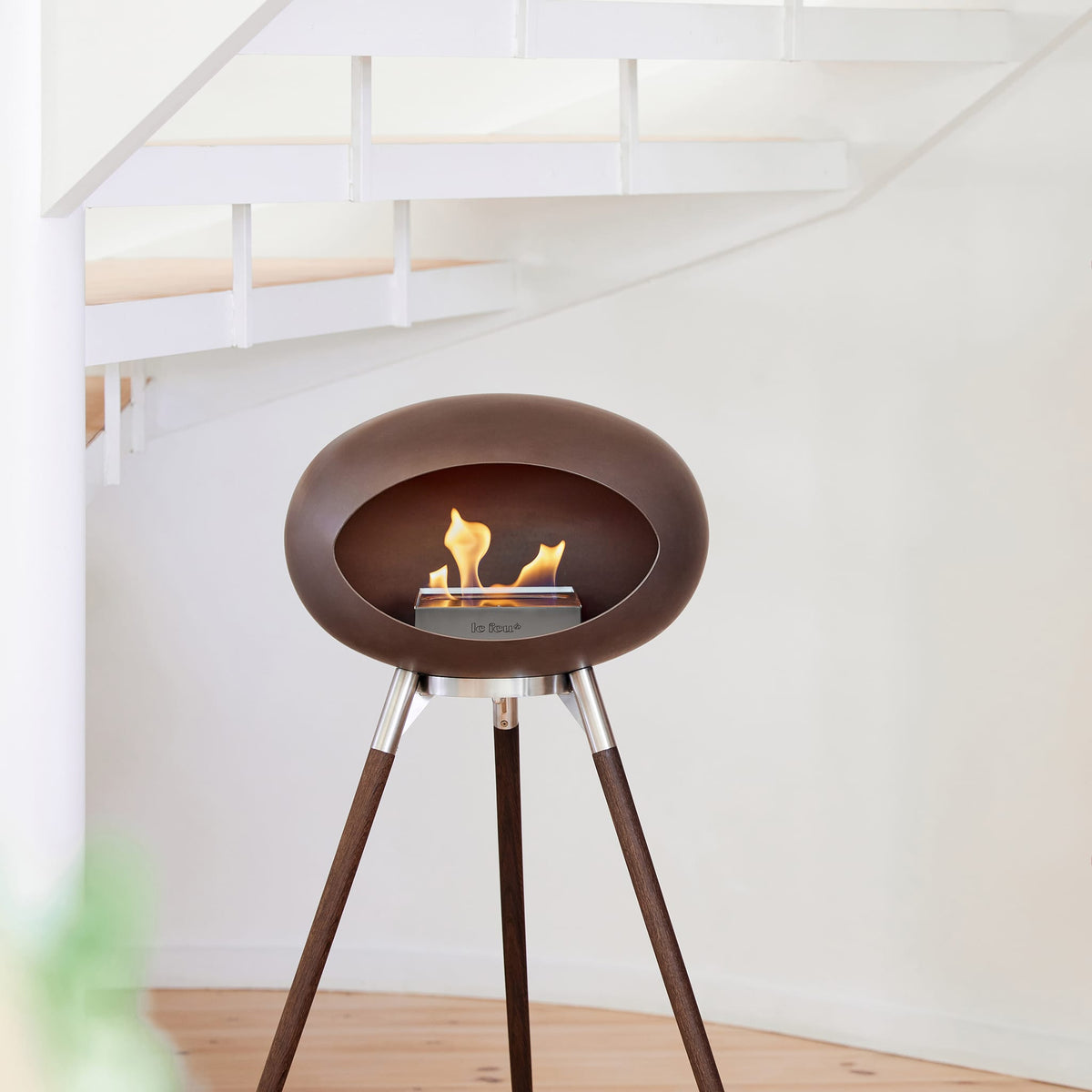 Ground High Dome Portable Fireplace - Mocca