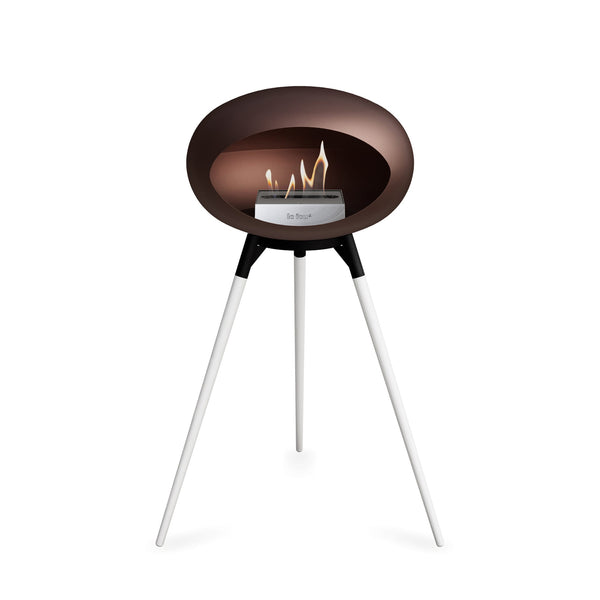 Ground High Dome Portable Fireplace - Mocca