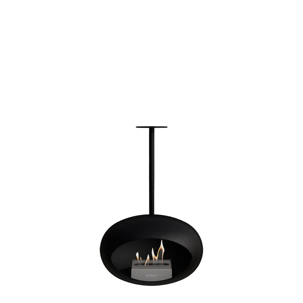 Sky Dome Hanging Fireplace - Black