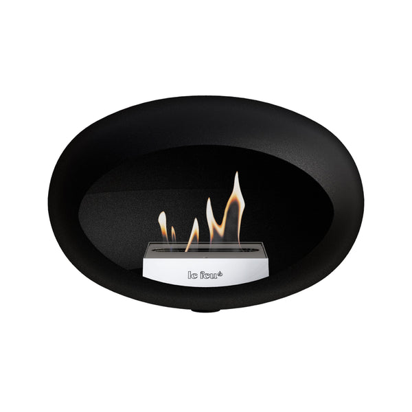 Wall Dome Fireplace - Black