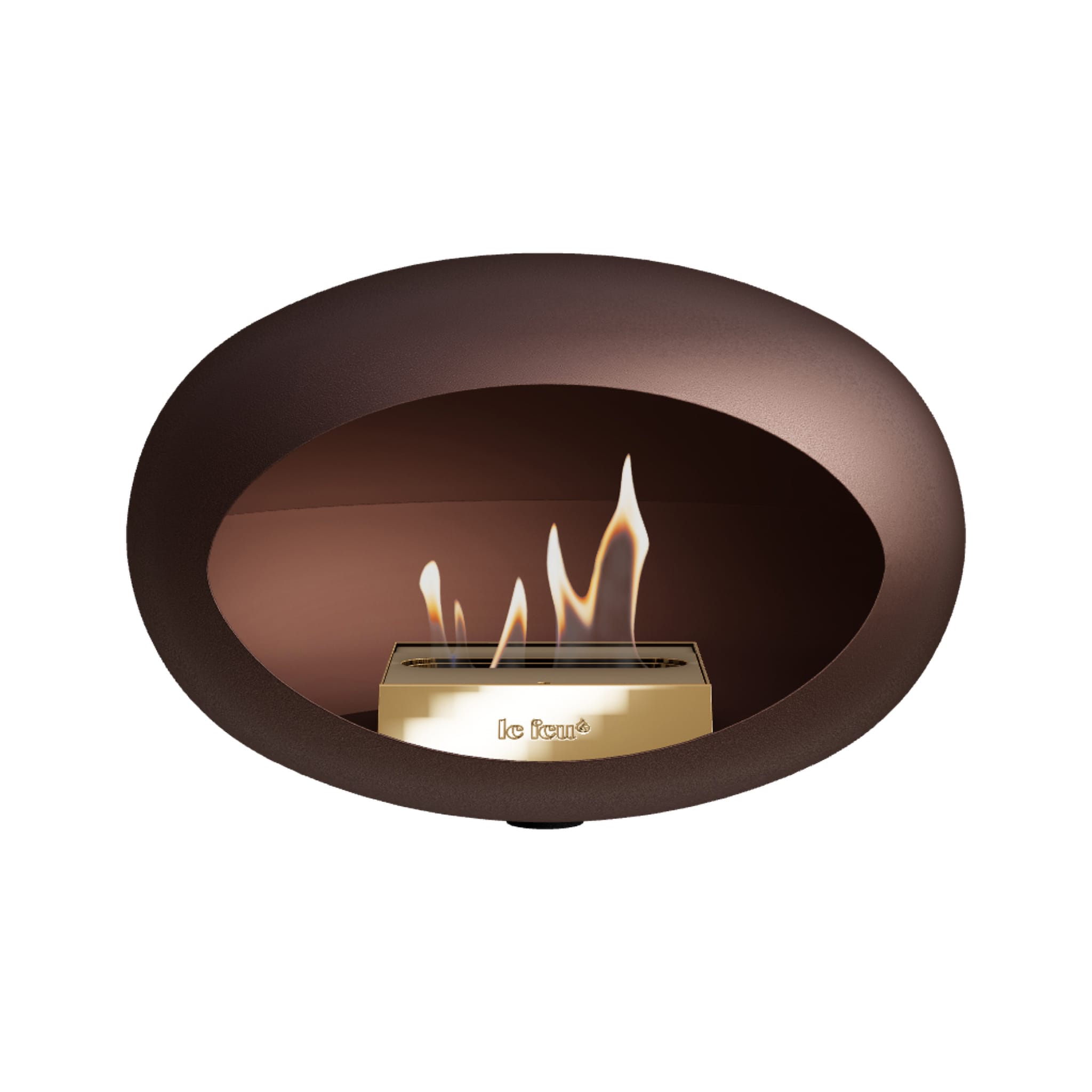 Wall Dome Fireplace - Mocca