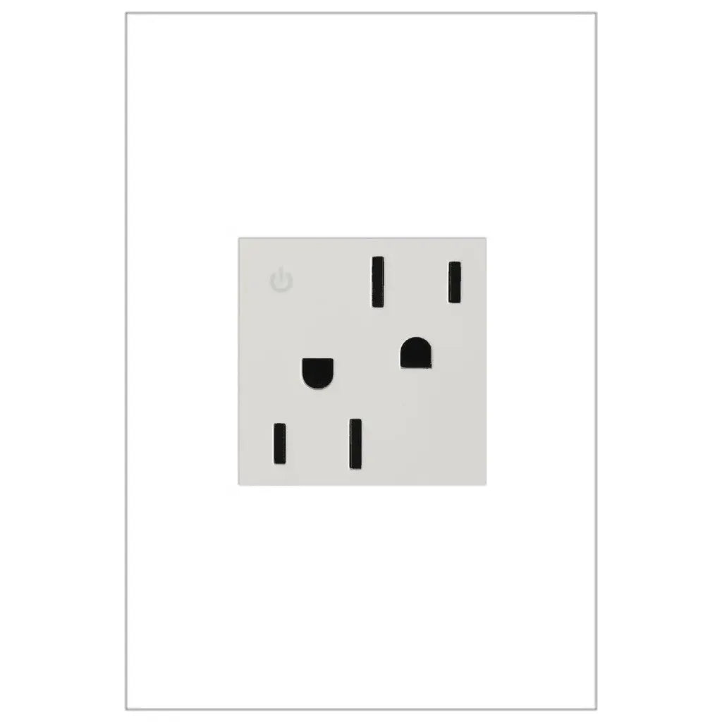 Legrand - adorne® 15A Tamper-Resistant Dual-Controlled Outlet - ARCD152W10 | Montreal Lighting & Hardware