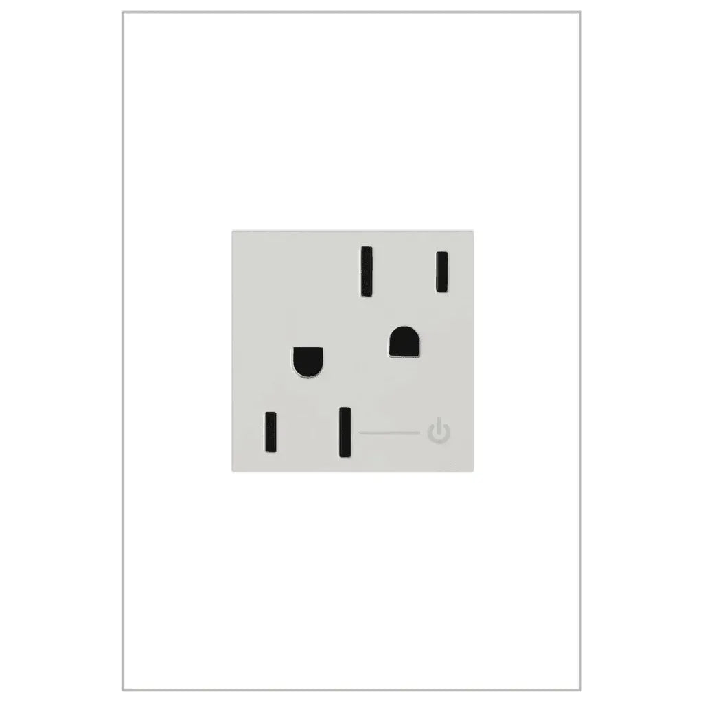 Legrand - adorne® 15A Tamper-Resistant Half-Controlled Outlet - ARCH152W10 | Montreal Lighting & Hardware