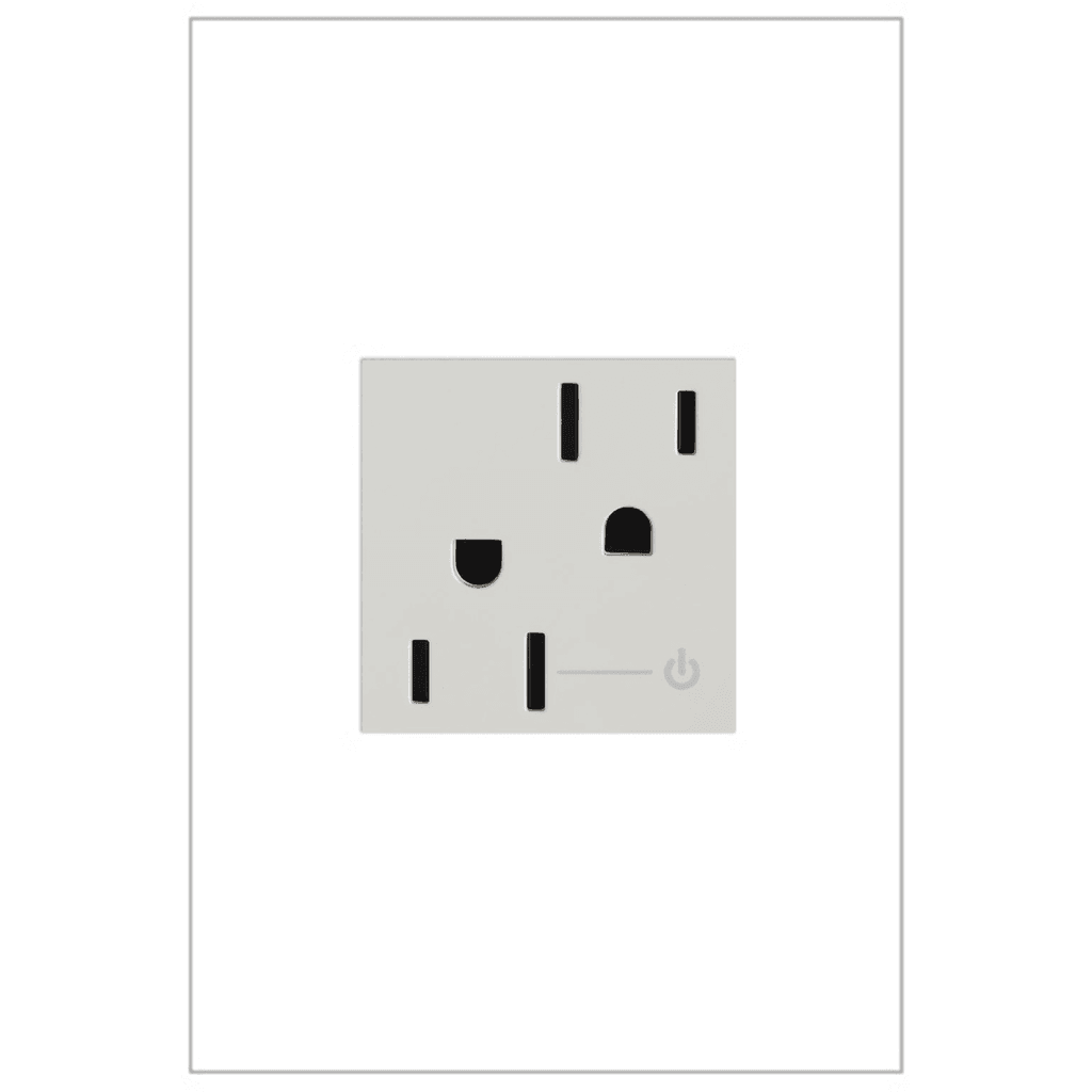 Legrand - adorne® 15A Tamper-Resistant Half-Controlled Outlet - ARCH152W10 | Montreal Lighting & Hardware