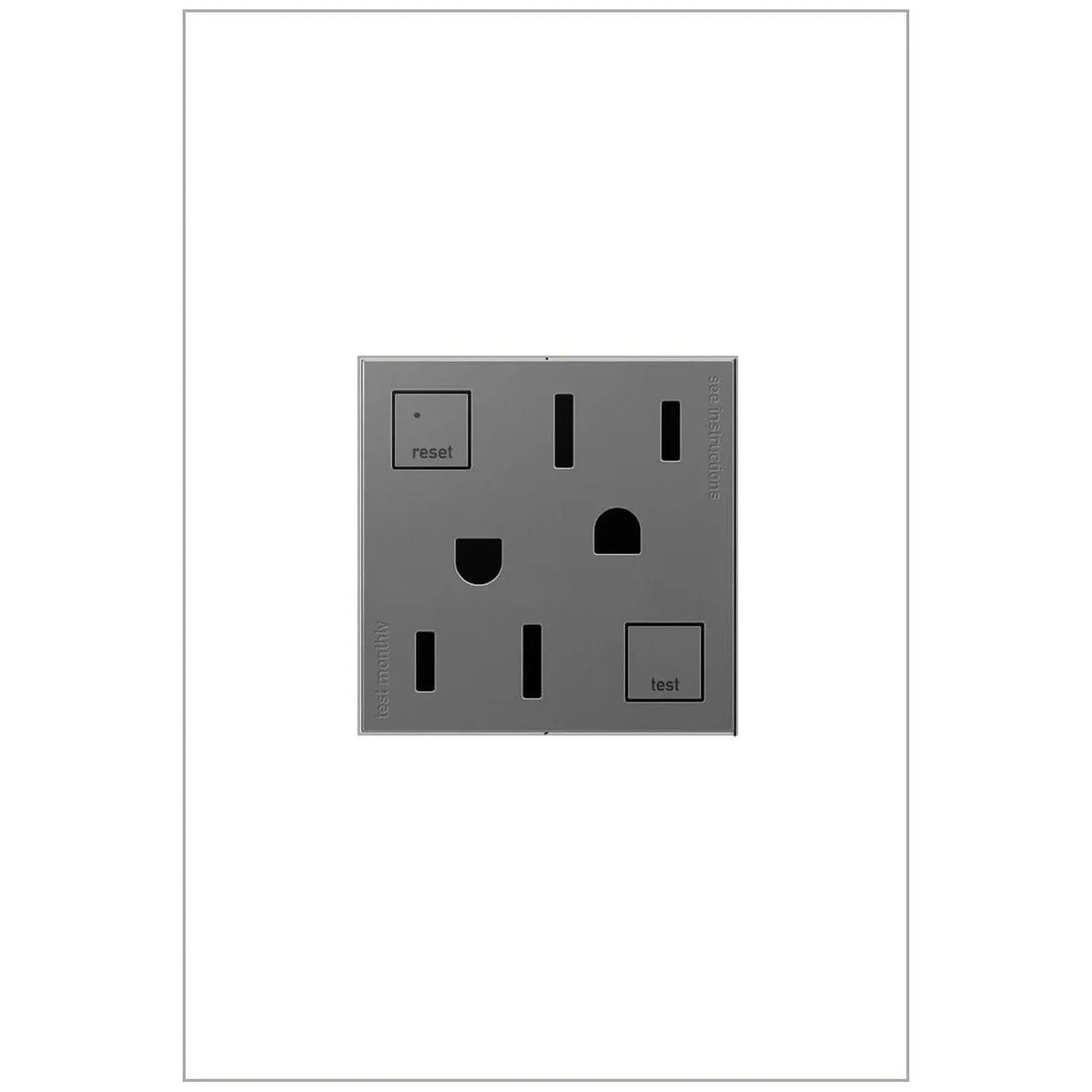 Legrand - adorne® 15A Tamper-Resistant Self-Test GFCI Outlet - AGFTR2152M4 | Montreal Lighting & Hardware