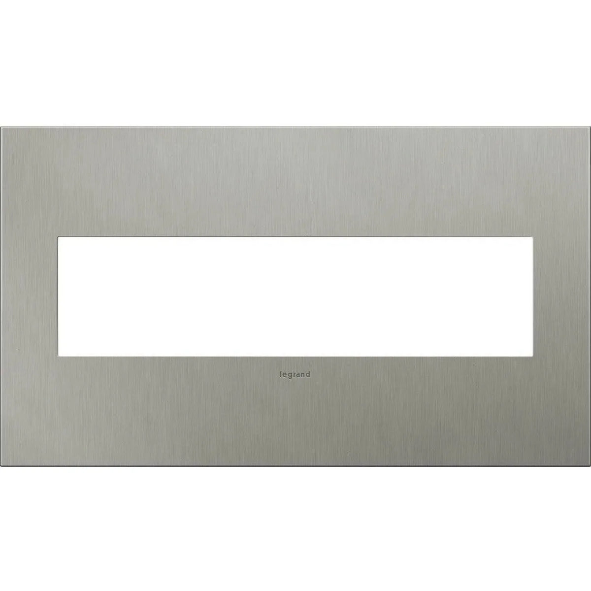 Legrand - adorne® Cast Metal Four-Gang Screwless Wall Plate - AWC4GBS4 | Montreal Lighting & Hardware