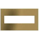 Legrand - adorne® Cast Metal Four-Gang Screwless Wall Plate - AWC4GBSB4 | Montreal Lighting & Hardware